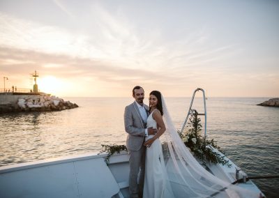 Wedding on a Boat – Giulio & Gül